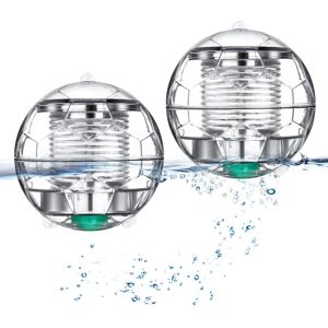 MEMKEY Lamp, Swimming Pool Light, Solar Energy Floating Pond Lamp with Color Changing, Waterproof Hanging Ball Light for Garden, Pool, Tree, abs Plastic MEMKEY Lamp, Swimming Pool Light, Solar Energy Floating Pond Lamp with Color Changing, Waterproof Hanging Ball Light for Garden, Pool, Tree, abs Plastic