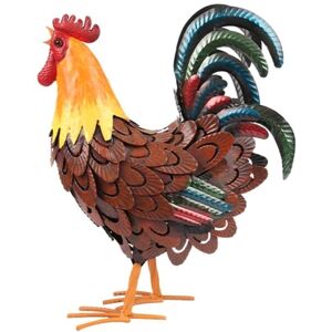 TLILY Metal Rooster Decor,Yard Chicken Decor,Outdoor Garden Statues, Sculpture for Backyard Decor & Lawn Ornaments TLILY Metal Rooster Decor,Yard Chicken Decor,Outdoor Garden Statues, Sculpture for Backyard Decor & Lawn Ornaments