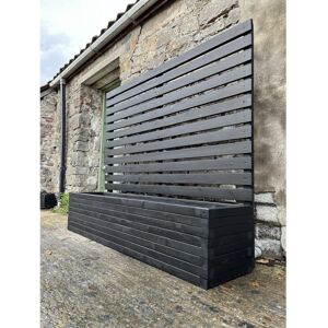 Norfolk Planter and Trellis - (Painted Wooden Planter - Choice of Colours Available) - L210 x W40 x H210 cm Norfolk Planter and Trellis - (Painted Wooden Planter - Choice of Colours Available) - L210 x W40 x H210 cm