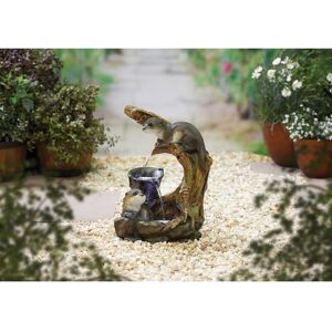 La Hacienda - Easy Fountain Otters Elememt led Distinctive Garden Water Feature Stone Effect La Hacienda - Easy Fountain Otters Elememt led Distinctive Garden Water Feature Stone Effect