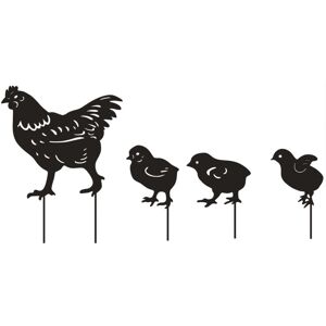 Cyslmuk - Outdoor Garden Decor Metal, Chicken Yard Art Garden Metal Statues Decor Garden Decoration Lawn Path Sidewalk Garden Cyslmuk - Outdoor Garden Decor Metal, Chicken Yard Art Garden Metal Statues Decor Garden Decoration Lawn Path Sidewalk Garden