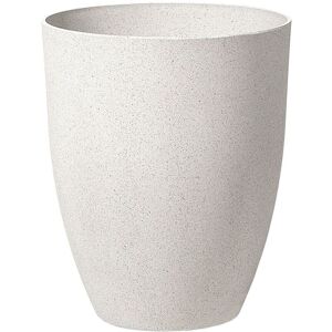 BELIANI Plant Pot CROTON 43 cm Off-White BELIANI Plant Pot CROTON 43 cm Off-White