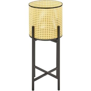 Beliani - Plant Stand Indoor Flower Pot Round 25 x 25 x 60 cm Metal Beige Fallopia Beliani - Plant Stand Indoor Flower Pot Round 25 x 25 x 60 cm Metal Beige Fallopia
