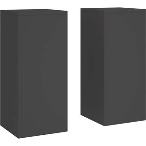 Vidaxl - Plant Stands 2 pcs Black 24 x 24 x 55 cm Steel Vidaxl - Plant Stands 2 pcs Black 24 x 24 x 55 cm Steel