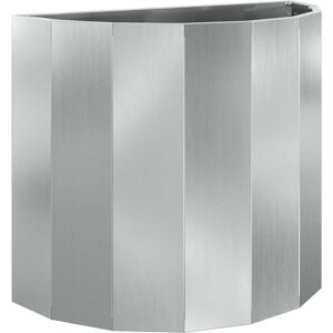 Planter Silver 60 x 30 x 50 cm Galvanised Steel vidaXL Planter Silver 60 x 30 x 50 cm Galvanised Steel vidaXL
