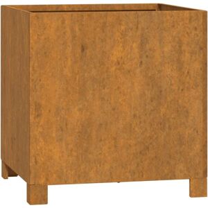 Planter with Legs Rusty 42x40x43 cm Corten Steel vidaXL Planter with Legs Rusty 42x40x43 cm Corten Steel vidaXL