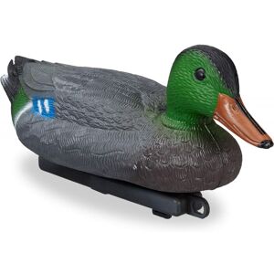 Gotrays - Plastic Duck, Swimming, Weatherproof, Pond Figurine, Garden, Multicolor 1 Piece Gotrays - Plastic Duck, Swimming, Weatherproof, Pond Figurine, Garden, Multicolor 1 Piece