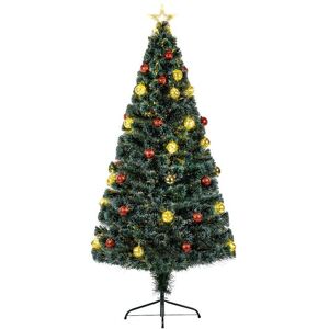 Premier 1.2m (4ft) Green Fibre Optic Artificial Christmas Tree with LED Baubles & Star (FT213402) Premier 1.2m (4ft) Green Fibre Optic Artificial Christmas Tree with LED Baubles & Star (FT213402)