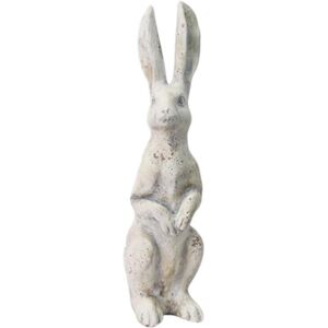 Rabbit Ornament - Resin - L14 x W10 x H40 cm - Cream Rabbit Ornament - Resin - L14 x W10 x H40 cm - Cream
