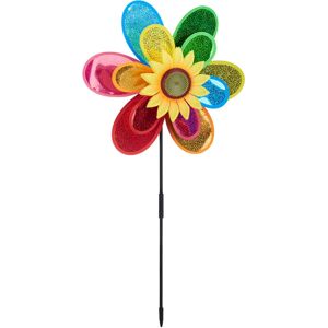 RELAXDAYS 10x Windspinner Flower, Decorative Flowerbed Or Planter Ornament For Patio, Balcony, hwd 74.5x37.5x14 cm, Coloured RELAXDAYS 10x Windspinner Flower, Decorative Flowerbed Or Planter Ornament For Patio, Balcony, hwd 74.5x37.5x14 cm, Coloured