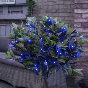 FESTIVE LIGHTS 5m Solar Power LED Fairy String Lights Blue Outdoor Garden Party Decoration FESTIVE LIGHTS 5m Solar Power LED Fairy String Lights Blue Outdoor Garden Party Decoration