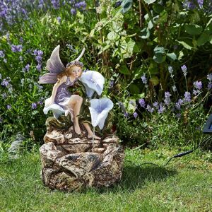 SMART GARDEN Solar Power Novelty Fairy Water Feature Fountain Garden Outdoor Decoration SMART GARDEN Solar Power Novelty Fairy Water Feature Fountain Garden Outdoor Decoration