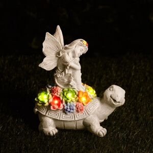 MARCO PAUL Solar Turtle Fairy Statue Garden Ornaments, Outdoor Decoration LED Solar Lights Faux Succulent Plant for Patio, Balcony and Lawn Garden Tortoise MARCO PAUL Solar Turtle Fairy Statue Garden Ornaments, Outdoor Decoration LED Solar Lights Faux Succulent Plant for Patio, Balcony and Lawn Garden Tortoise