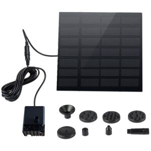 Tinor - Solar Water Fountain - Solar Powered Fountain - Garden Water Pump - Solar Water Pump with 6 Nozzles for Bird Bath - Pool Pond Decoration Tinor - Solar Water Fountain - Solar Powered Fountain - Garden Water Pump - Solar Water Pump with 6 Nozzles for Bird Bath - Pool Pond Decoration
