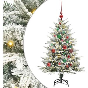 Artificial Pre-lit Christmas Tree with Ball Set Green 120 cm vidaXL Artificial Pre-lit Christmas Tree with Ball Set Green 120 cm vidaXL
