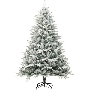 Artificial Christmas Tree with Flocked Snow Green 180 cm PVC&PE vidaXL Artificial Christmas Tree with Flocked Snow Green 180 cm PVC&PE vidaXL
