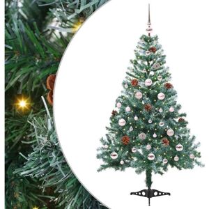 Artificial Christmas Tree with Stand Green 150 cm PVC and Steel vidaXL Artificial Christmas Tree with Stand Green 150 cm PVC and Steel vidaXL