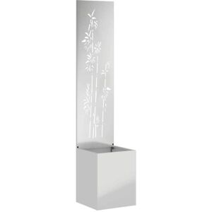 vidaXL Silver Decorative Panel Flower Pot 32x140cm - Other vidaXL Silver Decorative Panel Flower Pot 32x140cm - Other