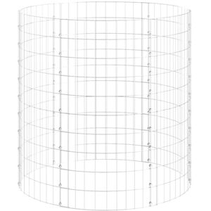Vidaxl - Circular Gabion Pole Galvanised Steel Ø100x100 cm Vidaxl - Circular Gabion Pole Galvanised Steel Ø100x100 cm