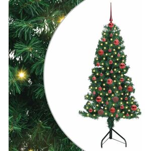 Corner Artificial Christmas Tree Green 150 cm PVC and Metal vidaXL Corner Artificial Christmas Tree Green 150 cm PVC and Metal vidaXL