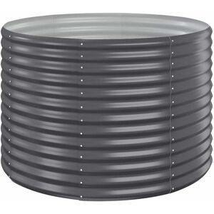 Vidaxl - Garden Raised Bed Galvanised Steel 100x100x68 cm Anthracite Vidaxl - Garden Raised Bed Galvanised Steel 100x100x68 cm Anthracite