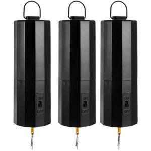 TLILY Wind Spinner Motor 3PCS Plastic Hanging Disco Ball Battery Operated Rotating with Ring TLILY Wind Spinner Motor 3PCS Plastic Hanging Disco Ball Battery Operated Rotating with Ring