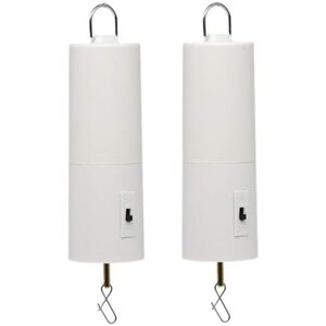 TLILY Wind Spinner Motor Battery Operated for Hanging Display Yard White Spinners Outdoor Sculptures 2 Pack TLILY Wind Spinner Motor Battery Operated for Hanging Display Yard White Spinners Outdoor Sculptures 2 Pack