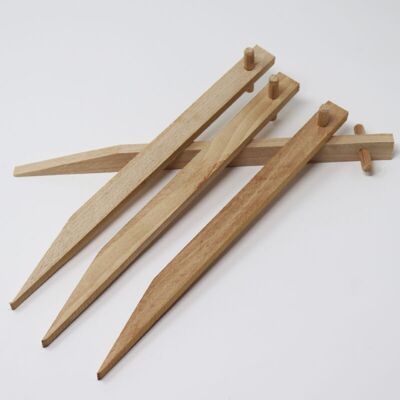 AQUAGART Beech Wood Ground Anchors - Natural Erosion Protection AQUAGART Beech Wood Ground Anchors - Natural Erosion Protection