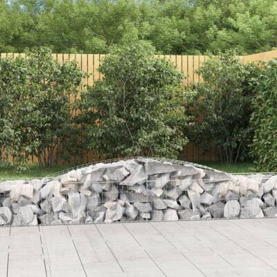 vidaXL Arched Gabion Basket - 20 pcs, 400x50x40/60 cm vidaXL Arched Gabion Basket - 20 pcs, 400x50x40/60 cm