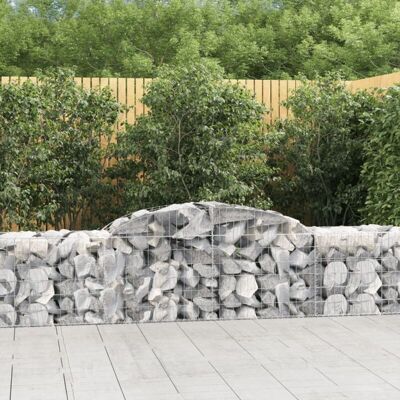 vidaXL Arched Gabion Basket - Decorative Garden Wall - 12 pcs vidaXL Arched Gabion Basket - Decorative Garden Wall - 12 pcs