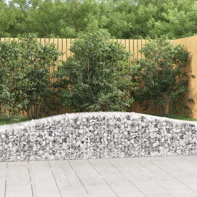 vidaXL Arched Gabion Basket 15 pcs - Gabion Basket vidaXL Arched Gabion Basket 15 pcs - Gabion Basket