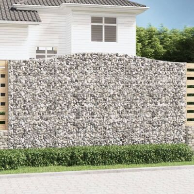 vidaXL Arched Gabion Basket - Garden Decor, Noise Absorber vidaXL Arched Gabion Basket - Garden Decor, Noise Absorber