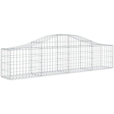 Maisonchic Metal Arched Gabion Basket - Garden Decorative Wall Maisonchic Metal Arched Gabion Basket - Garden Decorative Wall