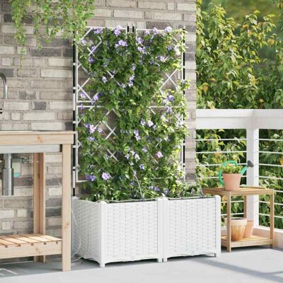 Vidaxl Garden Planters with Irrigation System - Garden Type Vidaxl Garden Planters with Irrigation System - Garden Type