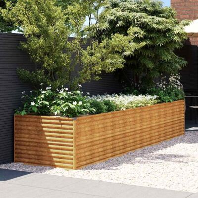 VIDAXL Garden Elevated Planter 386x100x69cm - Garden Product VIDAXL Garden Elevated Planter 386x100x69cm - Garden Product