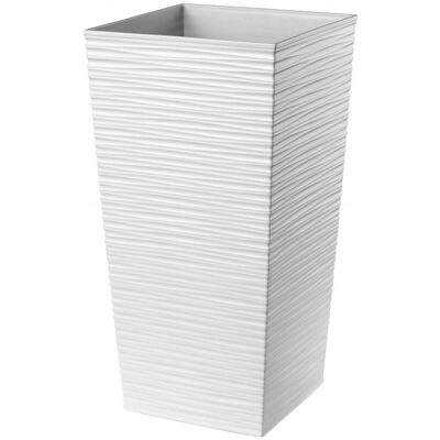 KADAX flower pot, with insert, made of plastic, planter, 40 cm, white KADAX flower pot, with insert, made of plastic, planter, 40 cm, white
