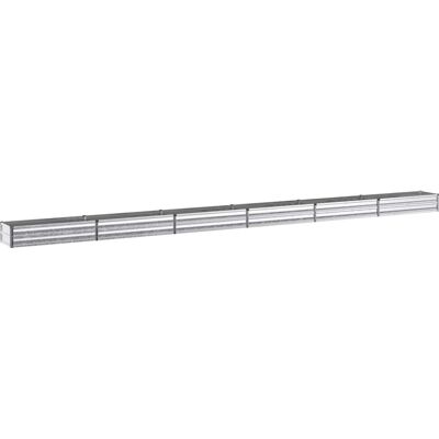 Raised Garden Bed Silver 600 X 40 X 24 Cm Galvanized Vidaxl Raised Garden Bed Silver 600 X 40 X 24 Cm Galvanized Vidaxl