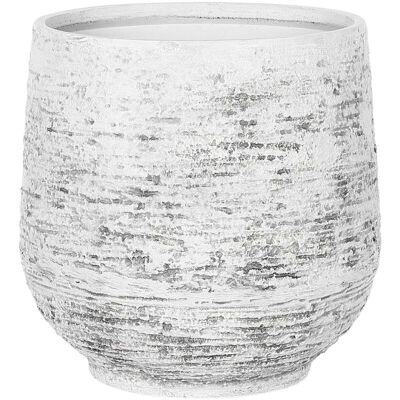 Beliani DIONI Light Grey Plant Pot - All-Weather, 48x53 cm Beliani DIONI Light Grey Plant Pot - All-Weather, 48x53 cm