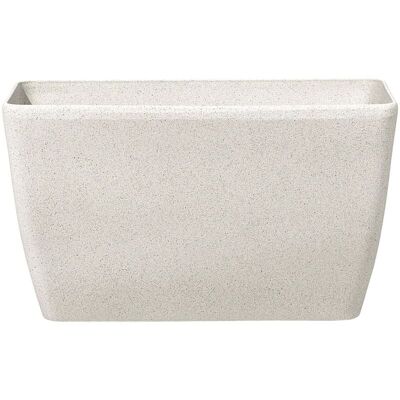 Beliani Plant Pot Beige Stone Flower Planter - Plant Pot - 74x32x45 cm Beliani Plant Pot Beige Stone Flower Planter - Plant Pot - 74x32x45 cm