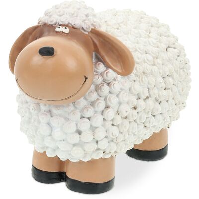 RELAXDAYS White Garden Sheep Decorative Statue - Garden Decor RELAXDAYS White Garden Sheep Decorative Statue - Garden Decor