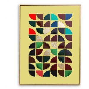 PN HOME Abstract Wall Art   Hand Finished Framed Canvas Print   Home Decoration Piece   Modern Opulence Framed Print