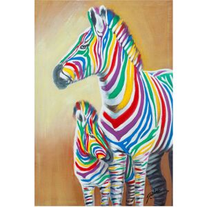 BISCOTTINI Hand -painted made zebre oil painting on canvas