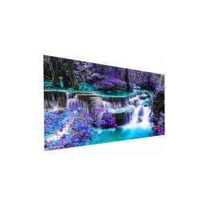 LUNE Moon5D Diamond Painting Kits for Adults Full Round Drill Waterfall for Home Wall Decor (35.5 x 15.7 inch/90 x 40cm)