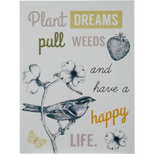 Premier Housewares - Artists Garden Wall Plaque