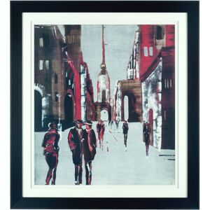 Framed Drawing City Wall Art - Premier Housewares