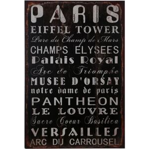 Premier Housewares - Paris Wall Plaque