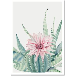 PESCE Succulent Plants Nordic Poster Leaf Cactus Flowers Wall Art Print Posters And Prints Canvas Painting Pictures Unframed-50x70-502