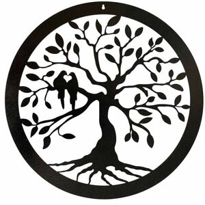 Poppyforge Ltd - Tree of Life Wall Art - Large - Steel - W49.5 x H49.5 cm