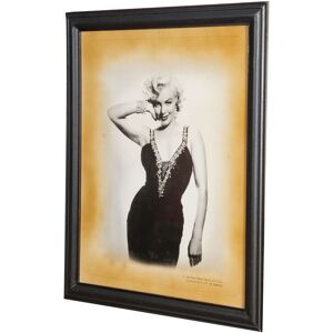 BISCOTTINI Wood made picture with Marilyn Monroe photographic Print