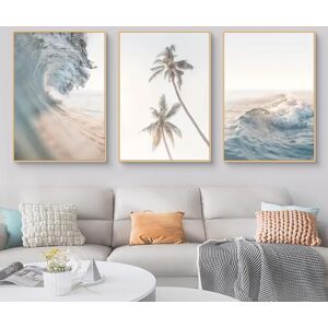 TORMATOR 30 x 40 cm posters - Natural beach landscape - Modern canvas wall art - Unframed - Wall decoration for living room and bedroom TORMATOR 30 x 40 cm posters - Natural beach landscape - Modern canvas wall art - Unframed - Wall decoration for living room and bedroom